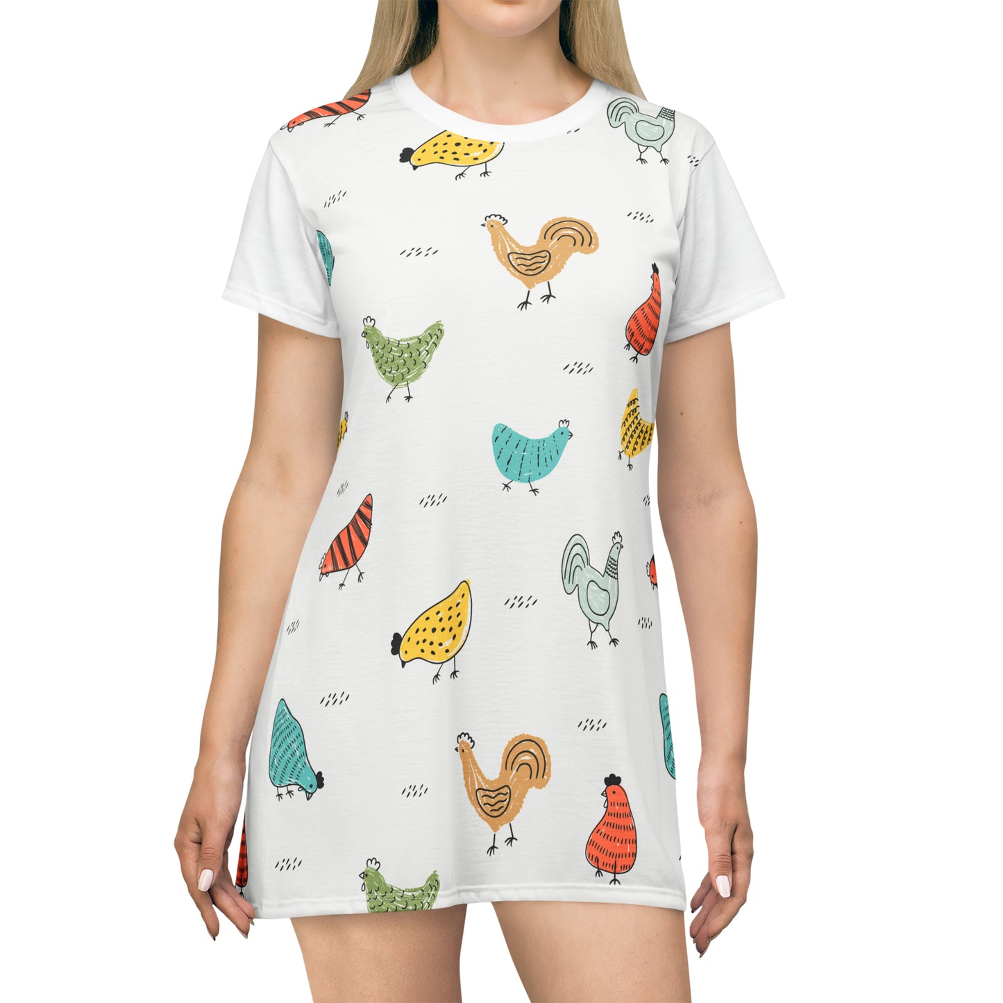 Chicken T-Shirt Dress