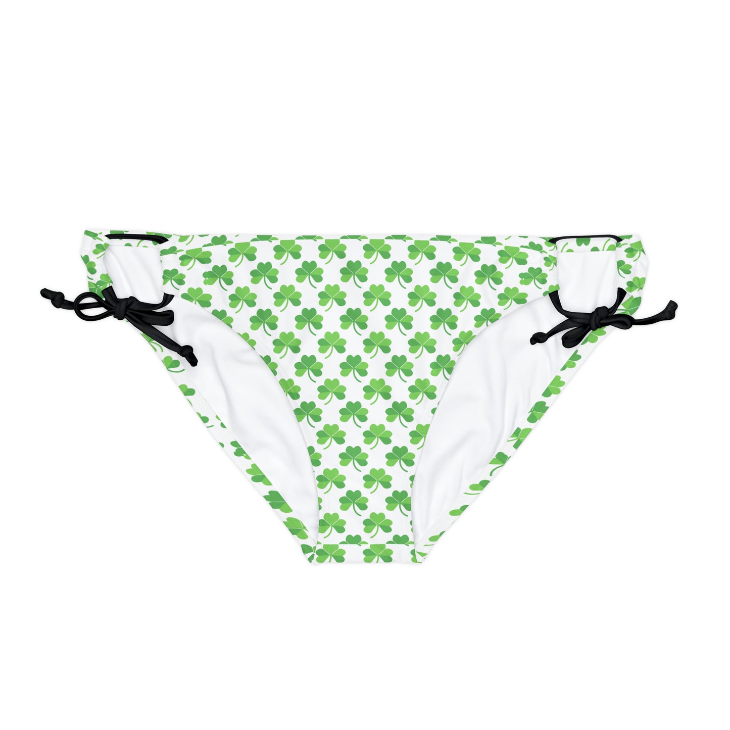 Shamrock Loop Tie Side Bikini Bottom (AOP)