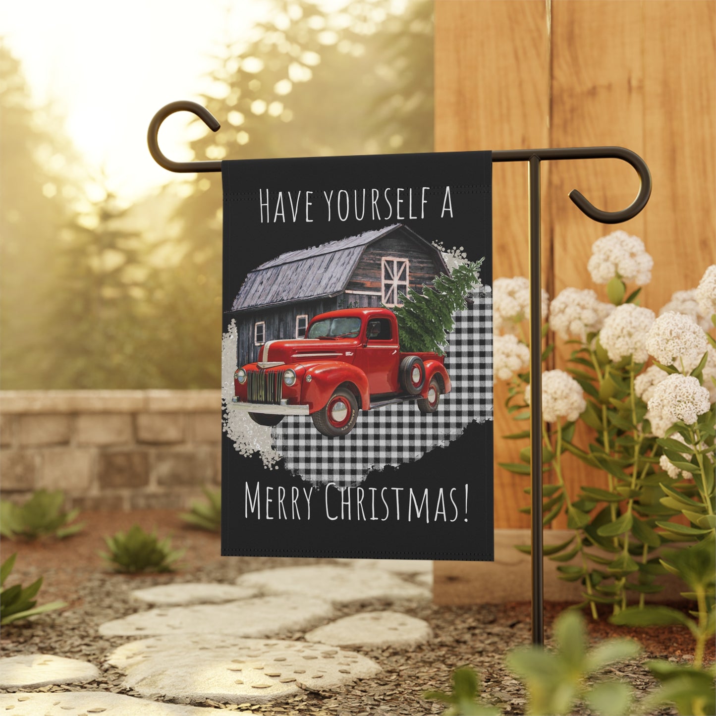 Have Yourself A Merry Christmas Garden & House Banner