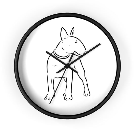 Bull Terrier Wall Clock