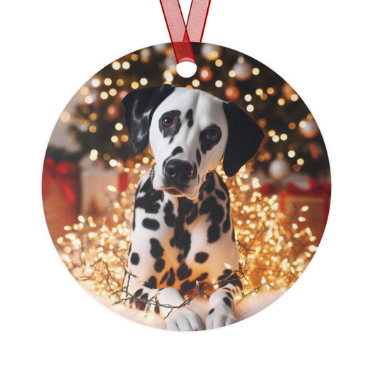 Dalmatian Metal Ornaments