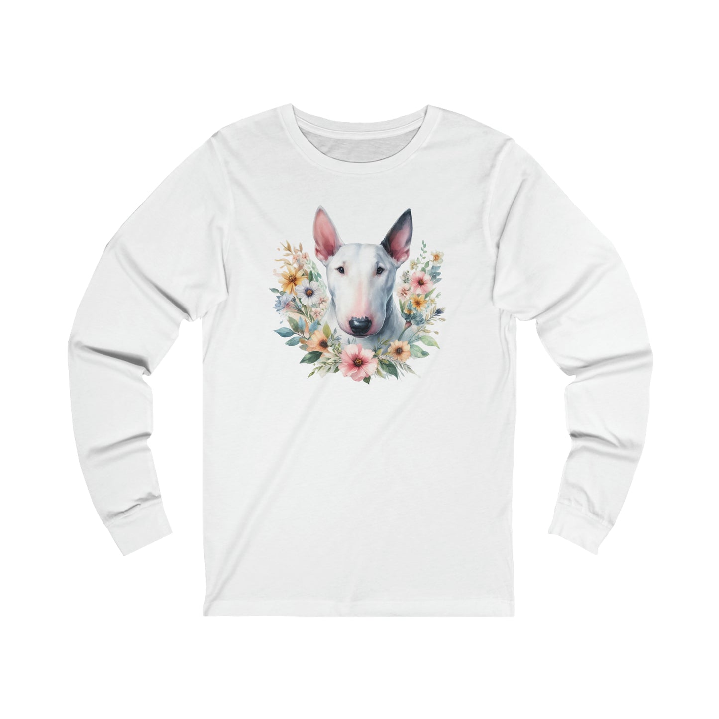 Flower Bull Unisex Jersey Long Sleeve Tee