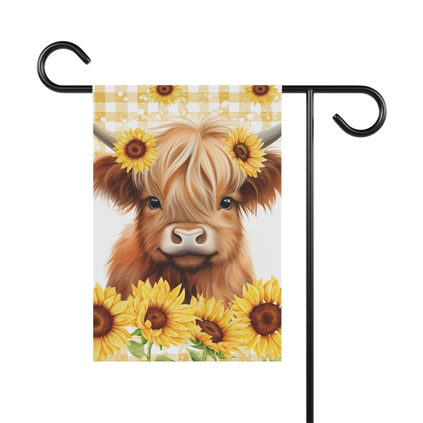 Highland Cow Baby Garden & House Banner