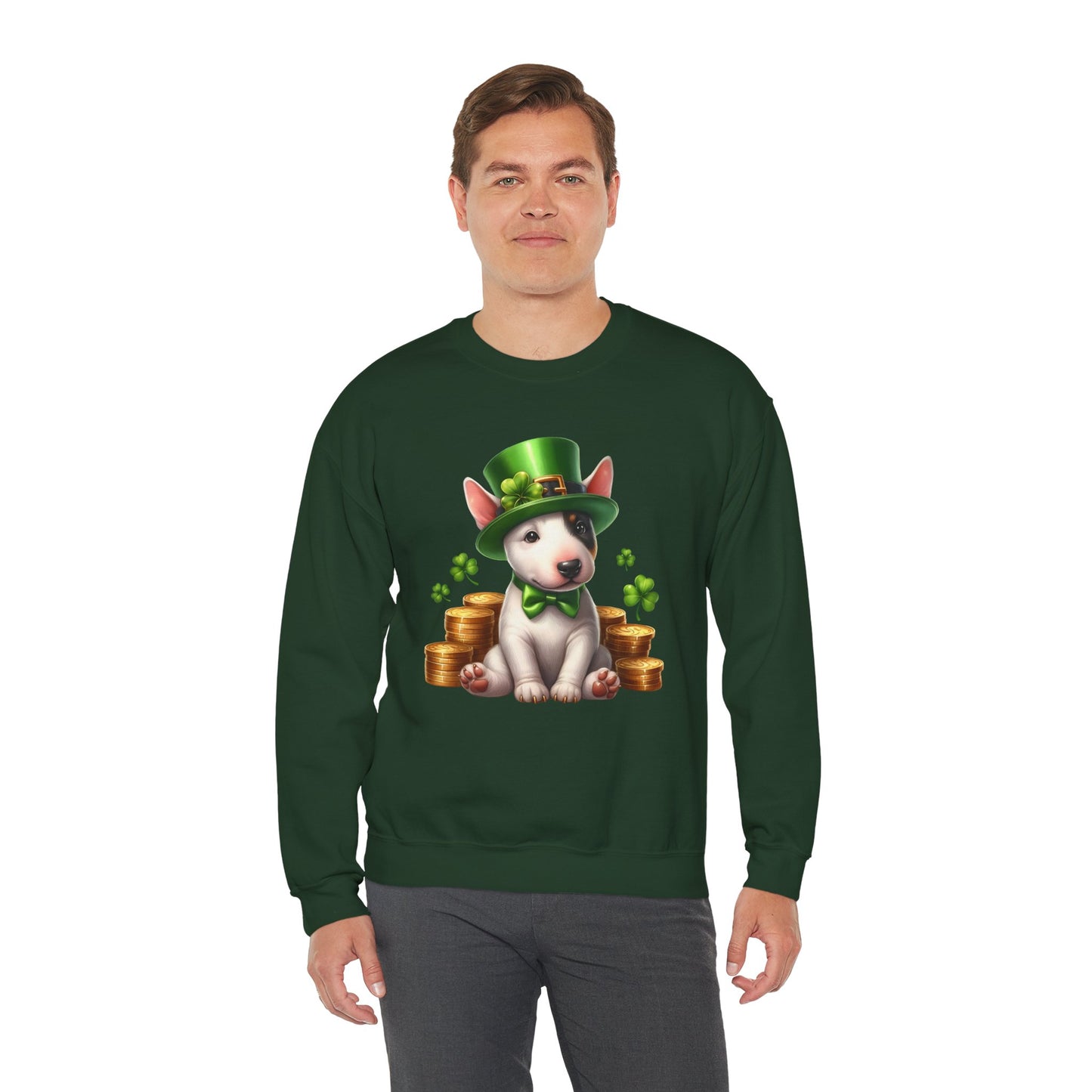 Bull Terrier Leprechaun Sweatshirt