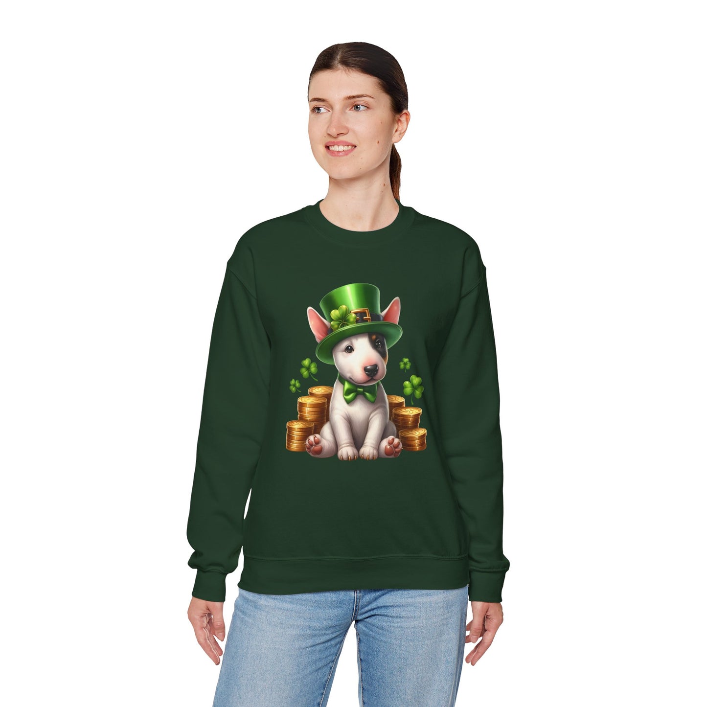 Bull Terrier Leprechaun Sweatshirt