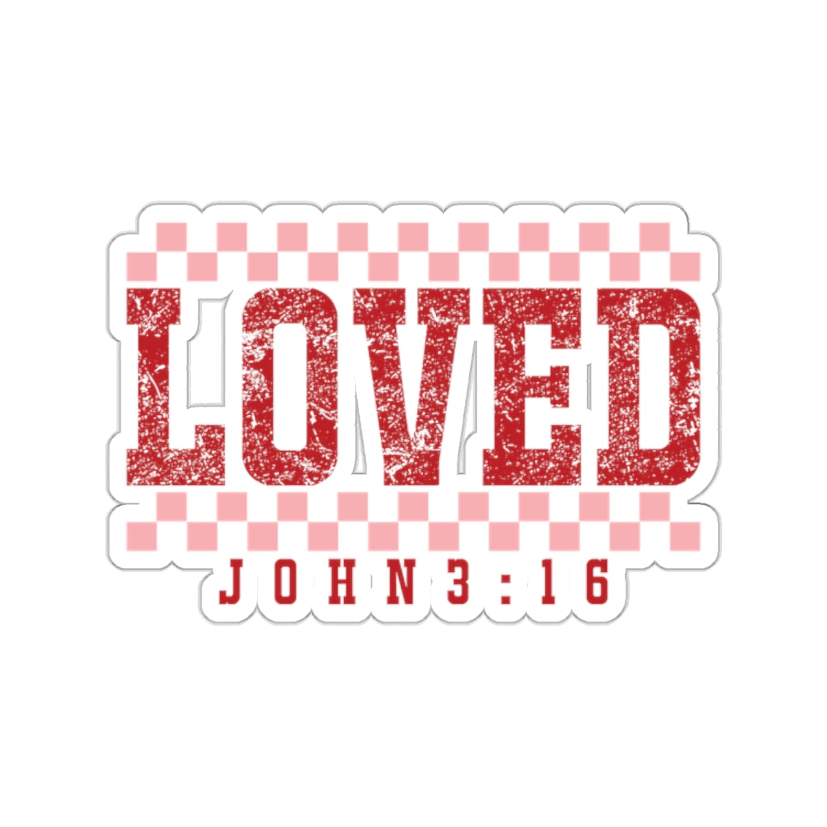 Love John 3:16  Kiss-Cut Stickers