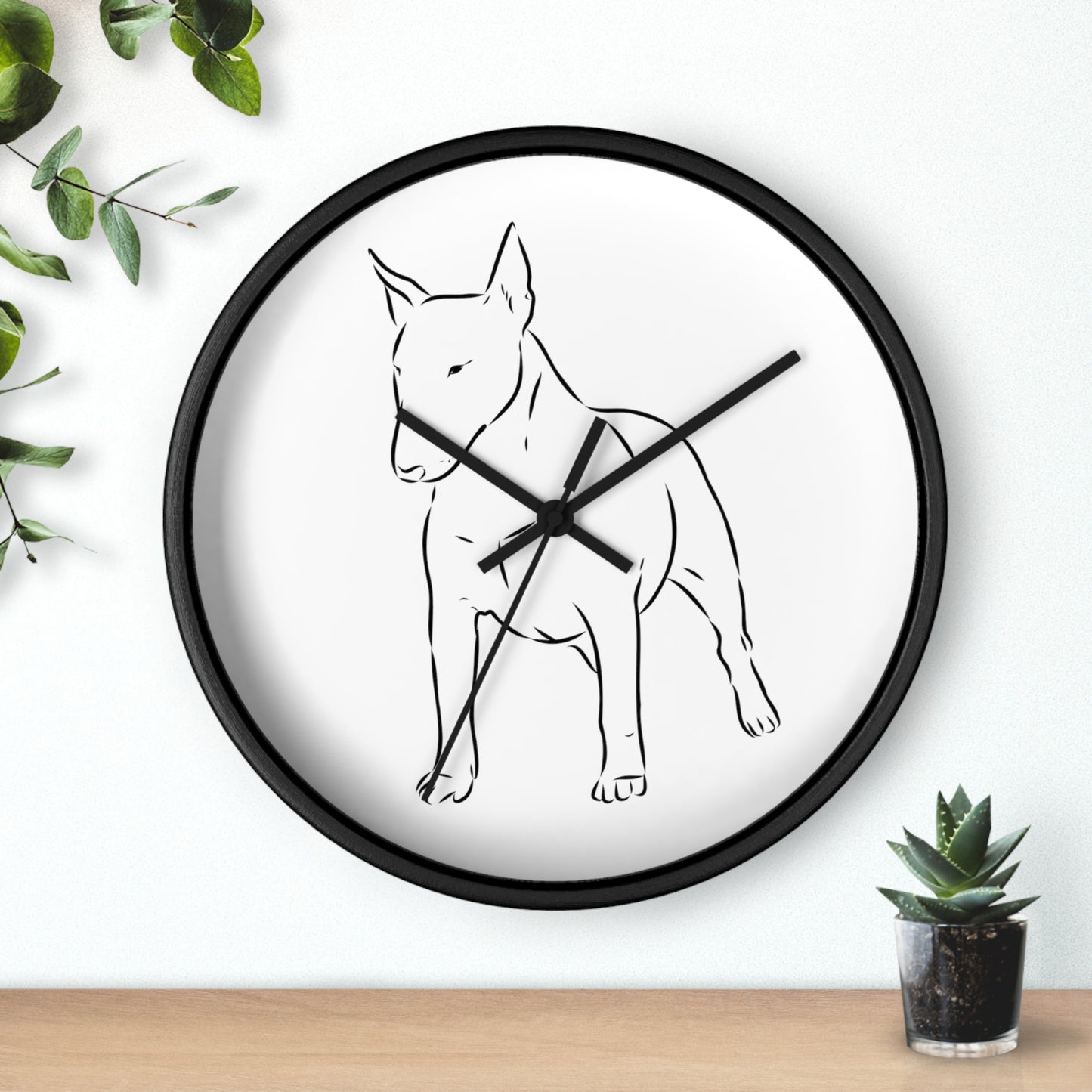 Bull Terrier Style 2 Wall Clock