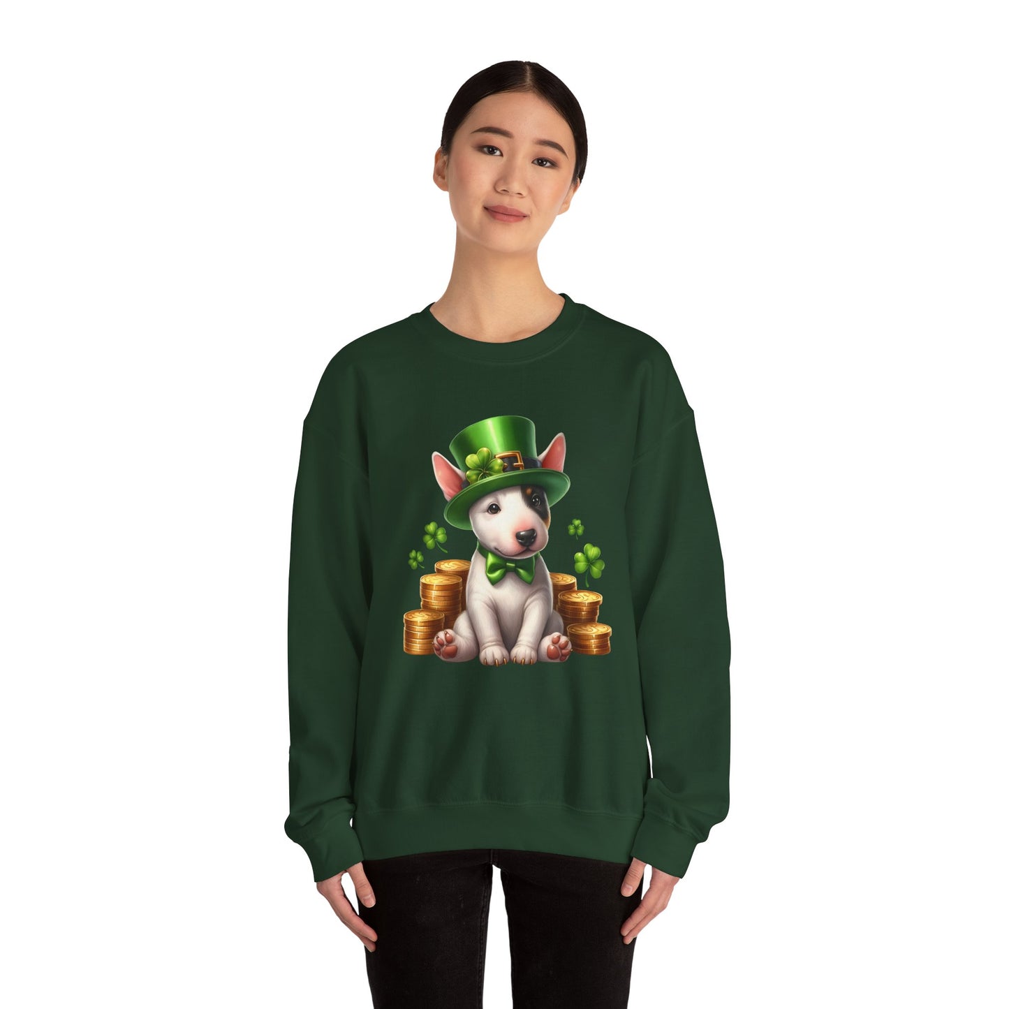 Bull Terrier Leprechaun Sweatshirt