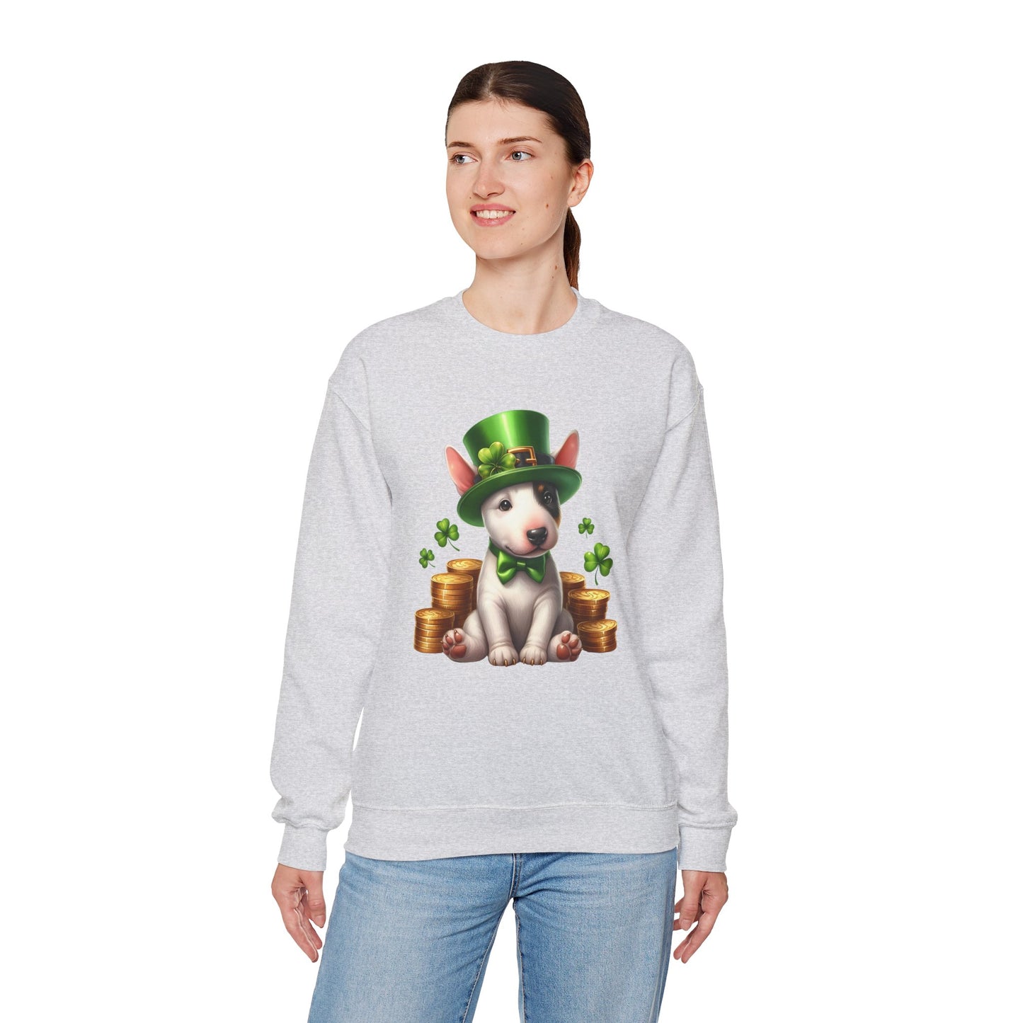 Bull Terrier Leprechaun Sweatshirt