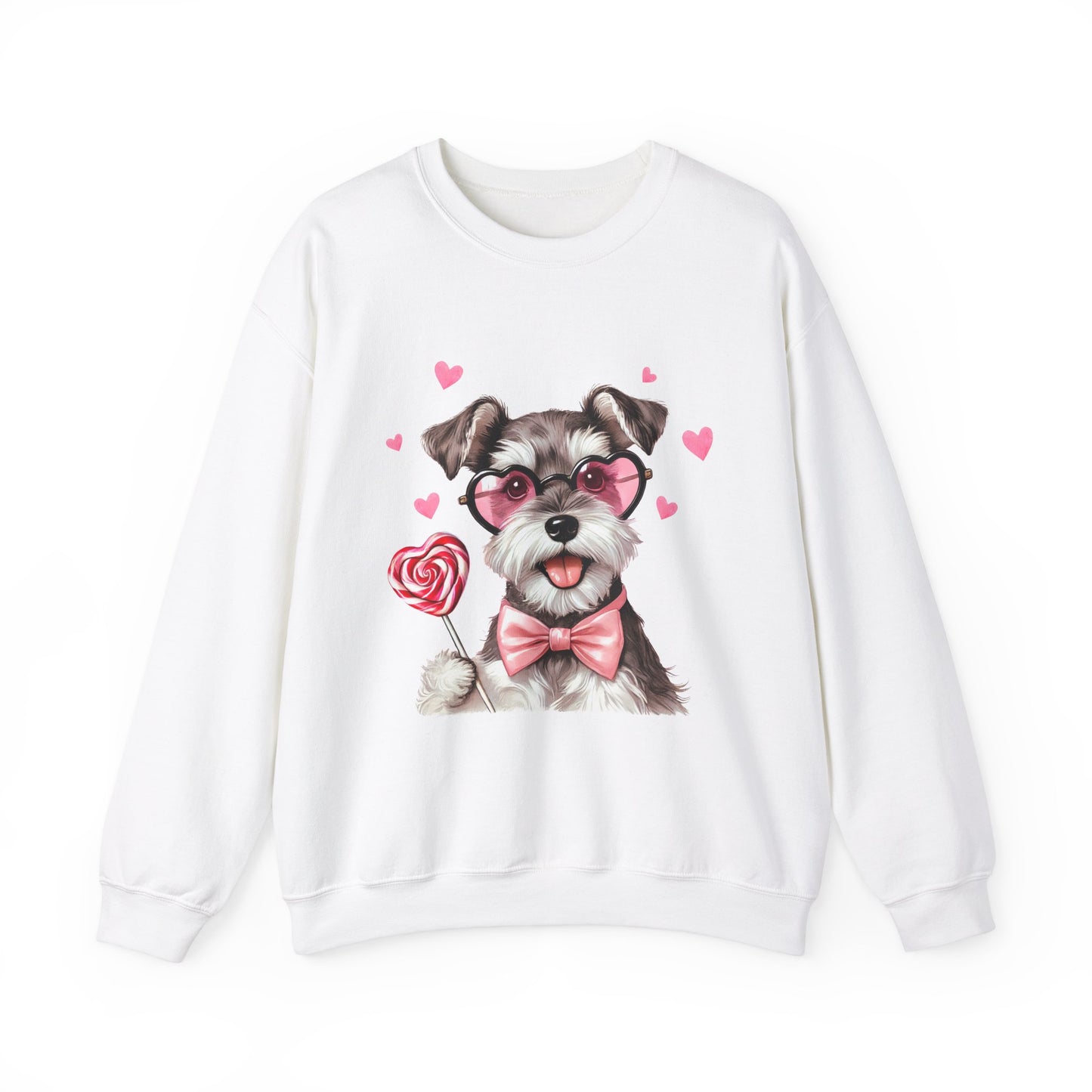 Schnauzer Valentine's Day Unisex Heavy Blend™ Crewneck Sweatshirt