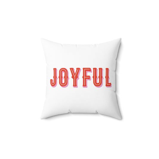 Christmas Spun Polyester Square Pillow