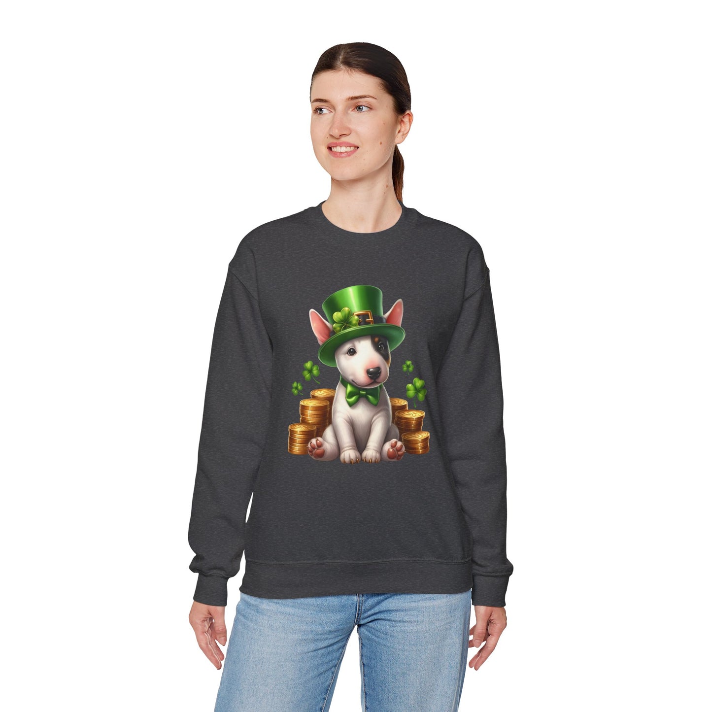 Bull Terrier Leprechaun Sweatshirt