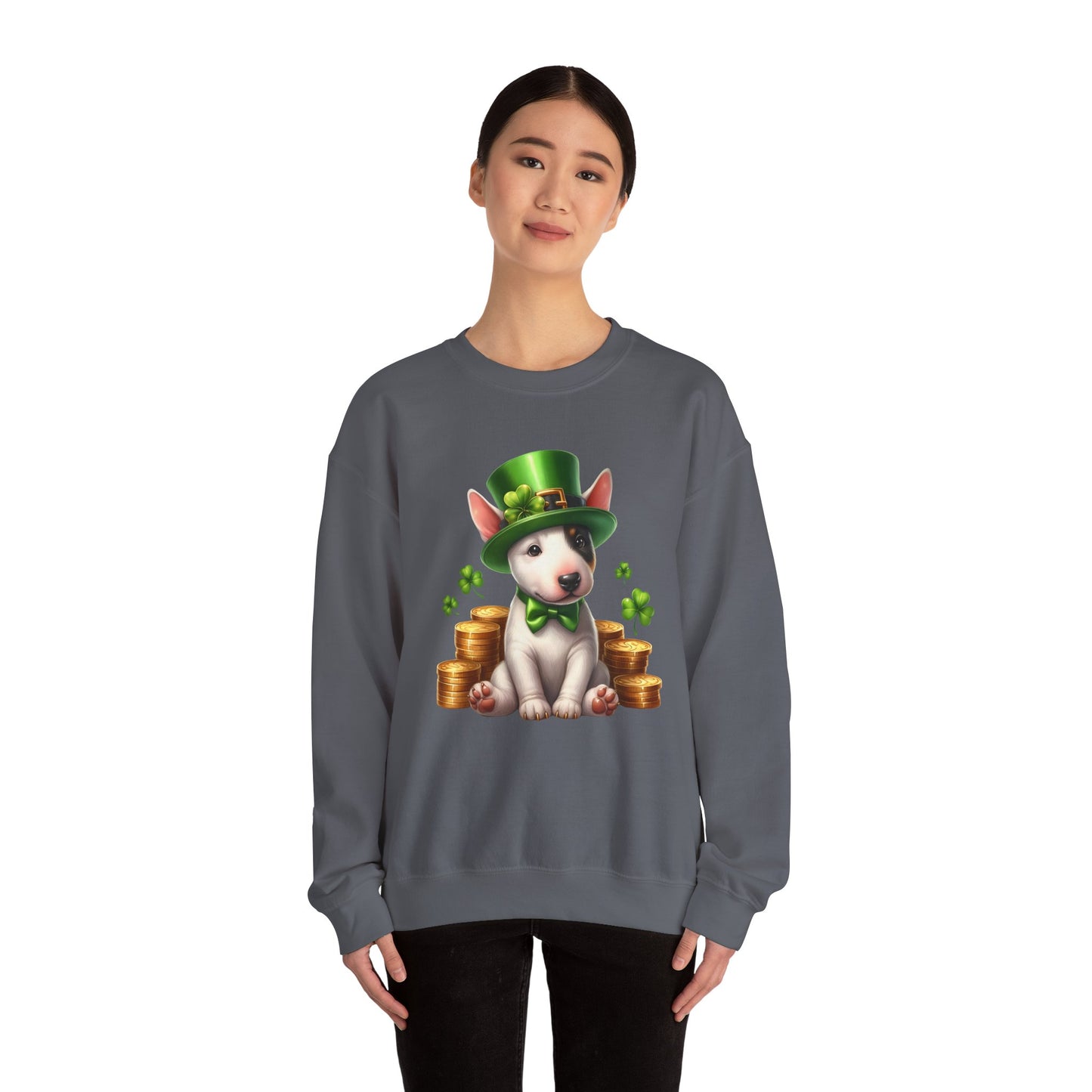 Bull Terrier Leprechaun Sweatshirt