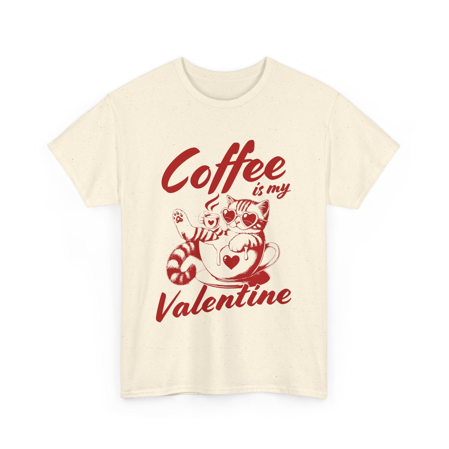 Coffee is my Valentine Unisex Heavy Cotton Tee