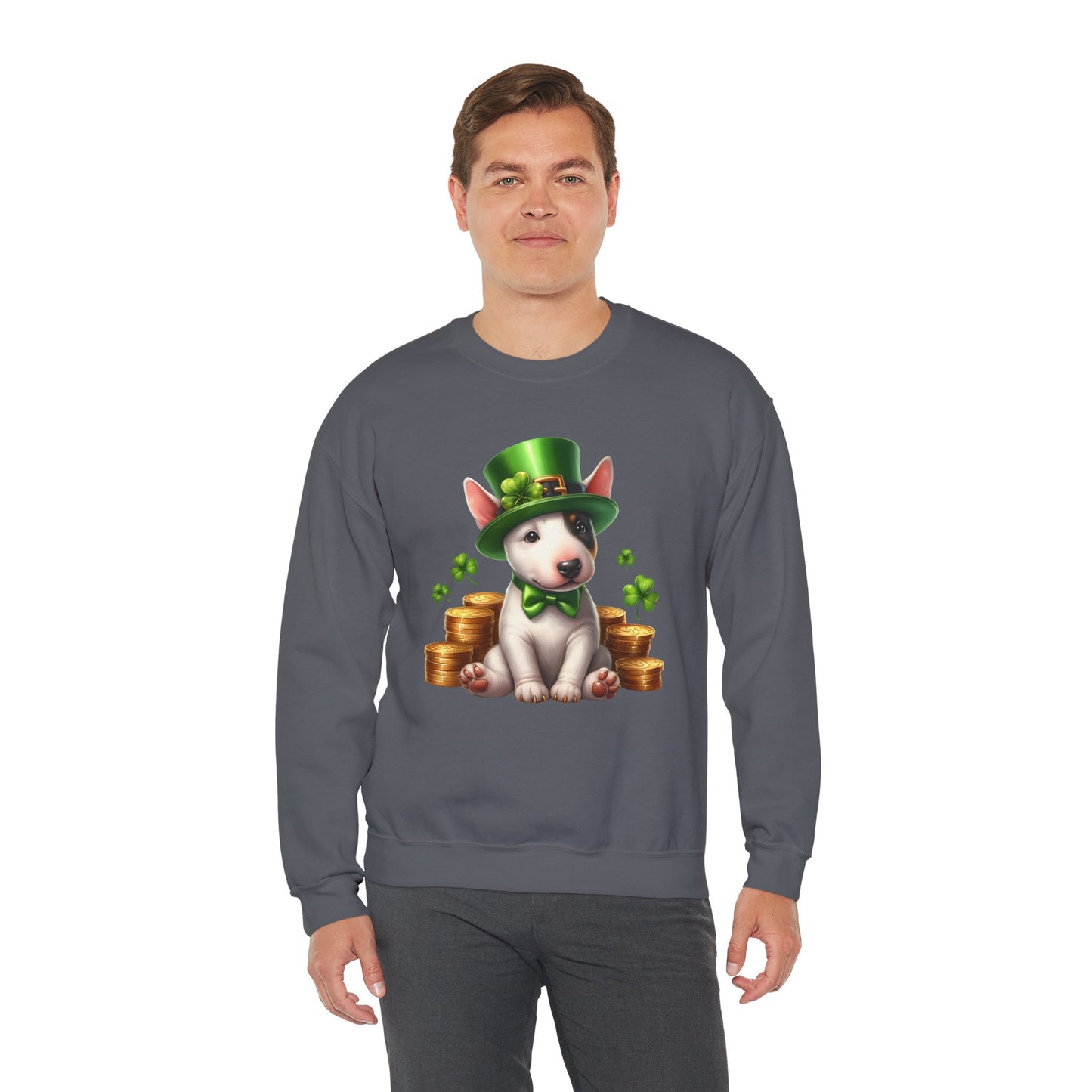 Bull Terrier Leprechaun Sweatshirt