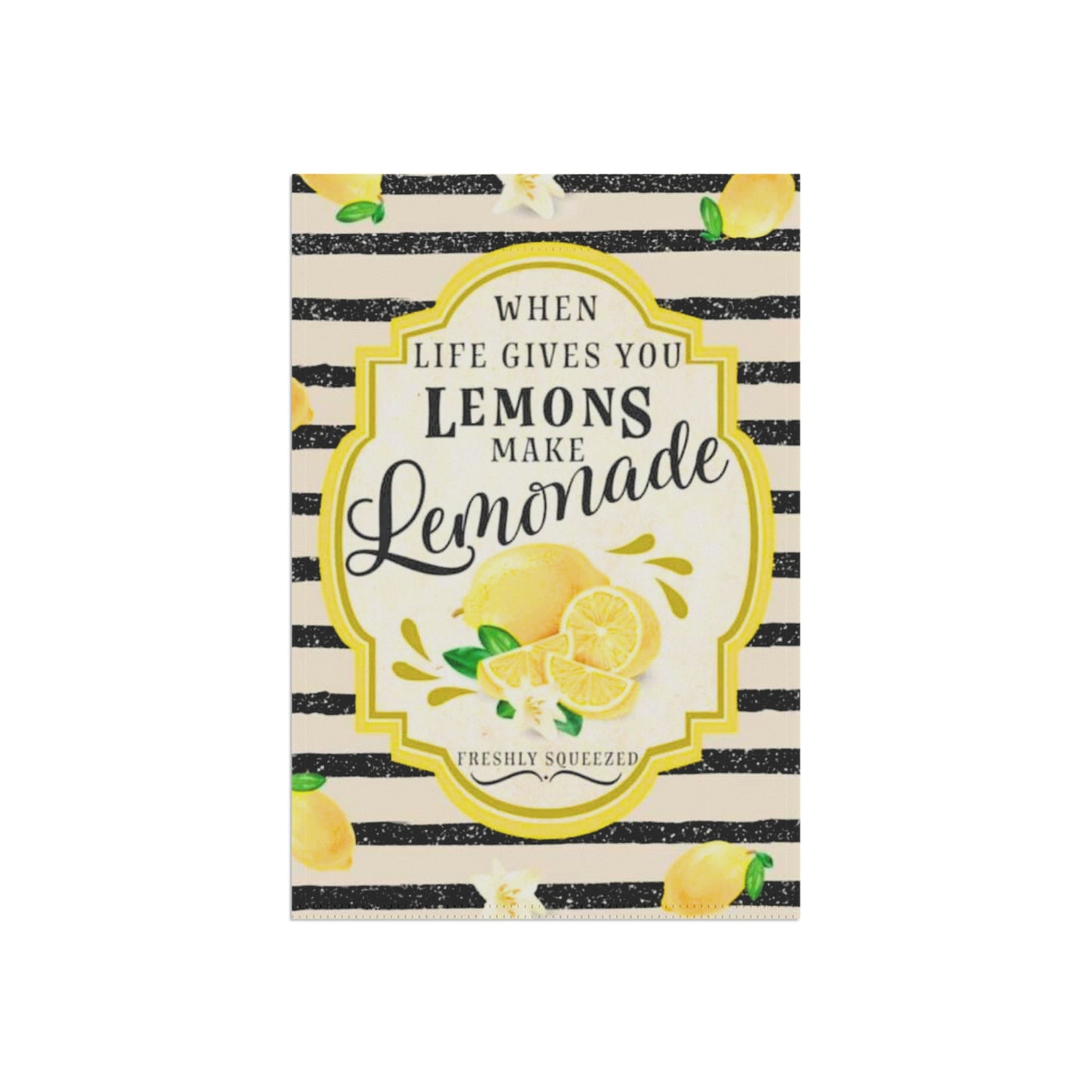 Vintage Style Lemonade Garden & House Banner
