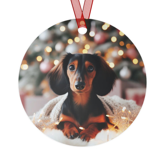 Dachshund Metal Ornaments