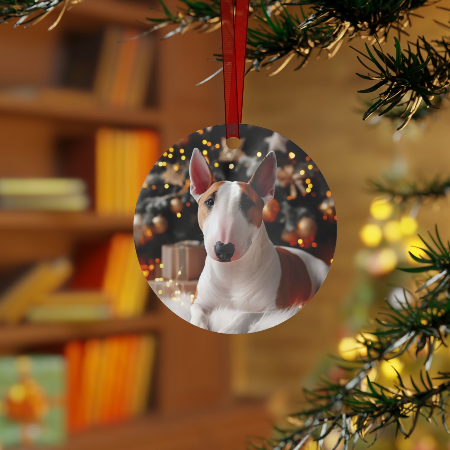 Bull Terrier Metal Ornaments