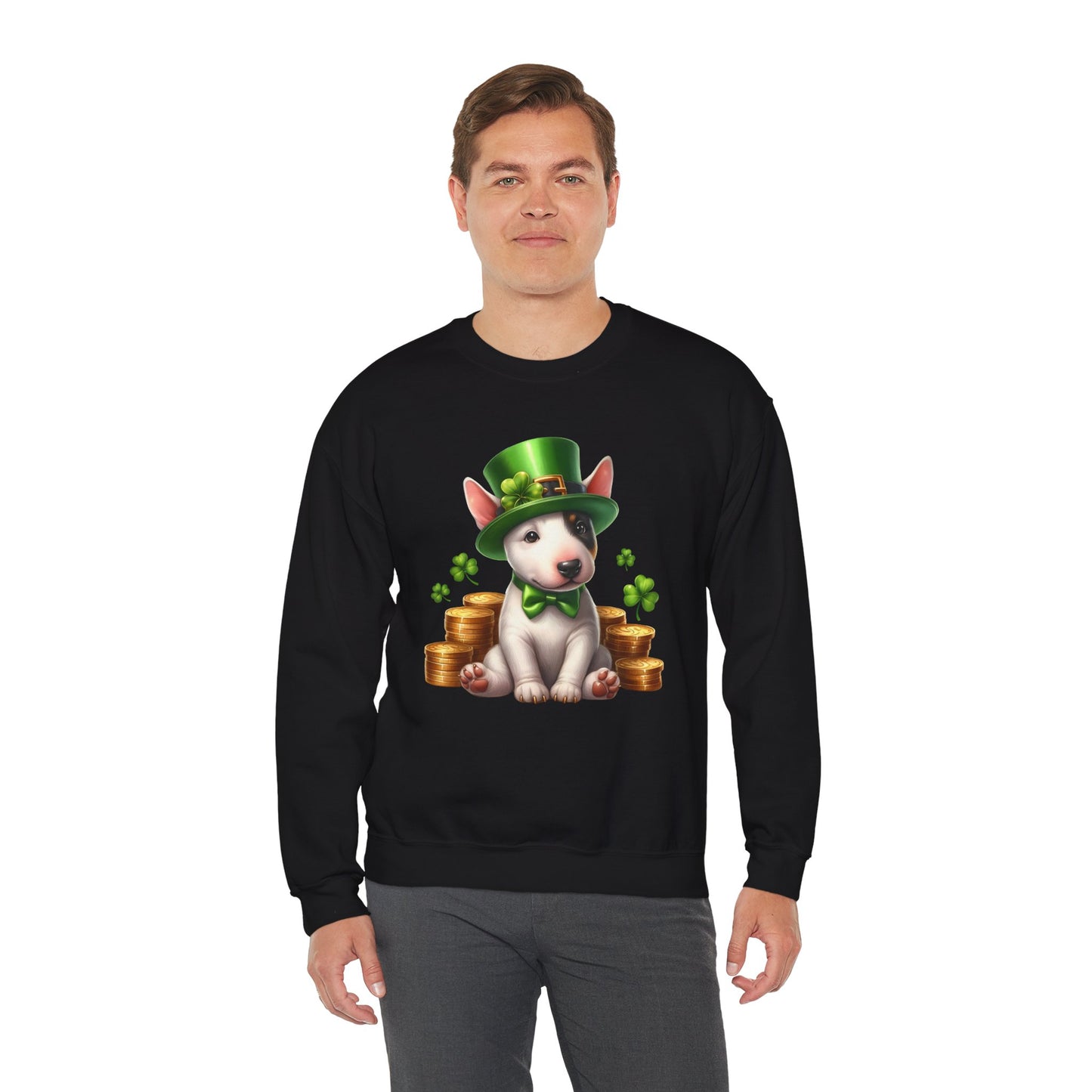 Bull Terrier Leprechaun Sweatshirt