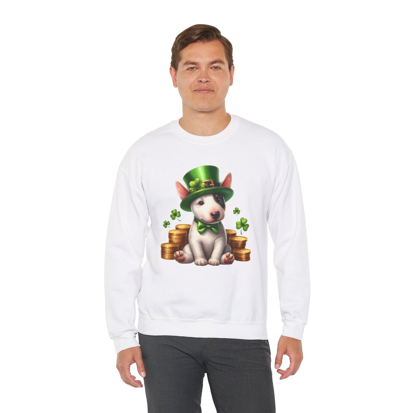 Bull Terrier Leprechaun Sweatshirt