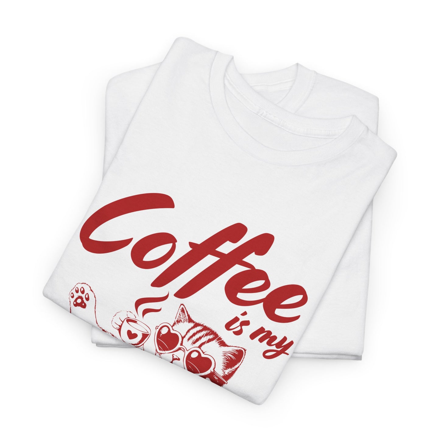 Coffee is my Valentine Unisex Heavy Cotton Tee