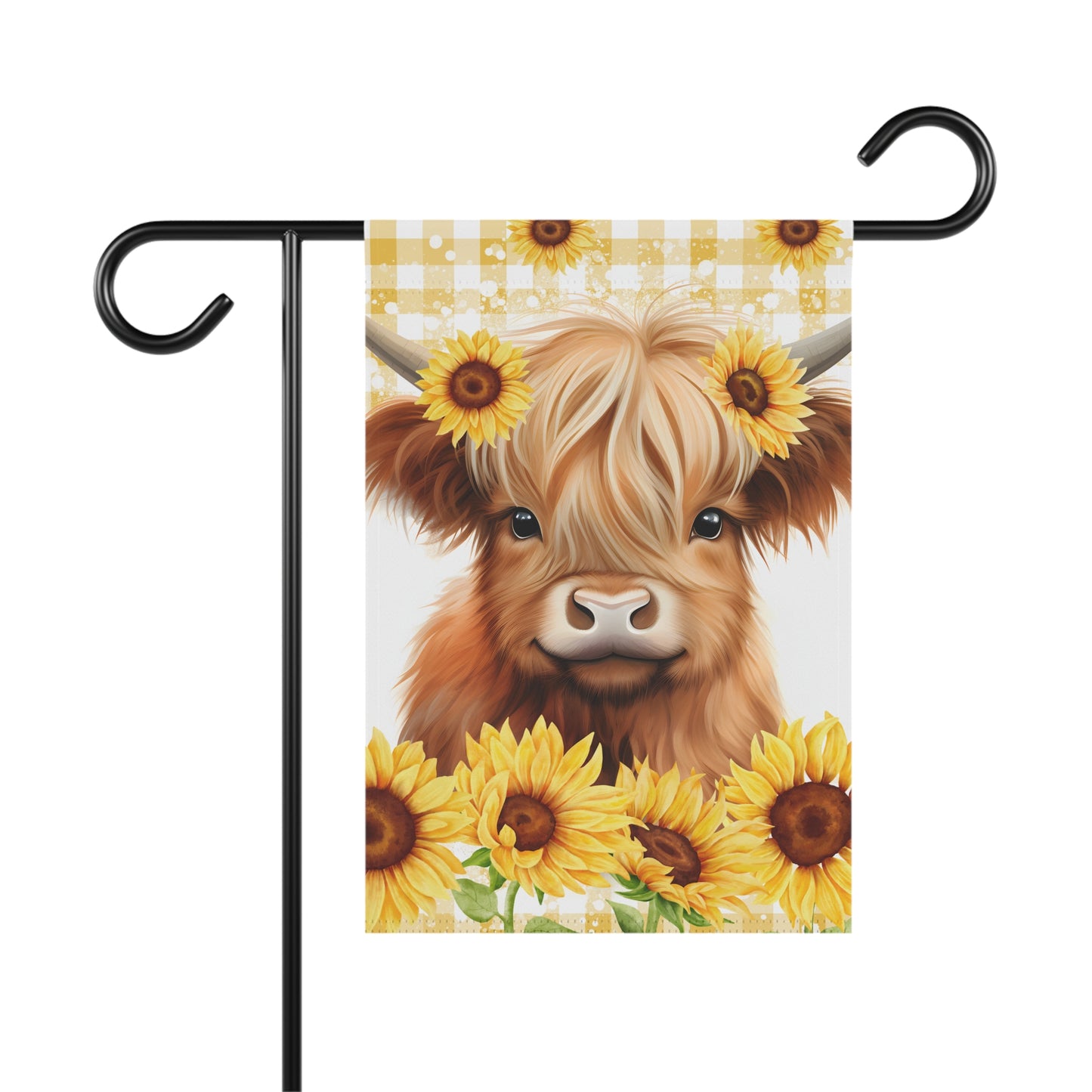 Highland Cow Baby Garden & House Banner