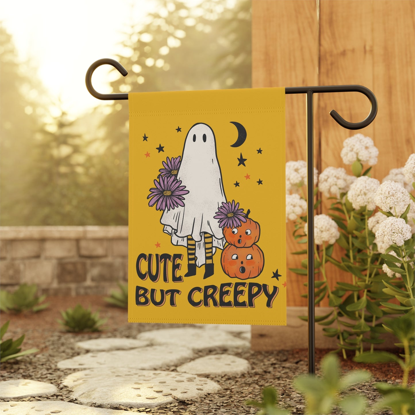 Cute But Creepy Halloween Garden & House Banner