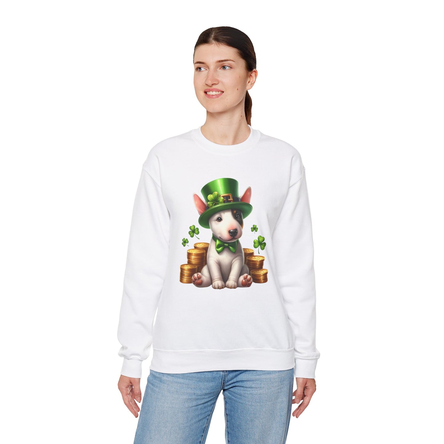 Bull Terrier Leprechaun Sweatshirt