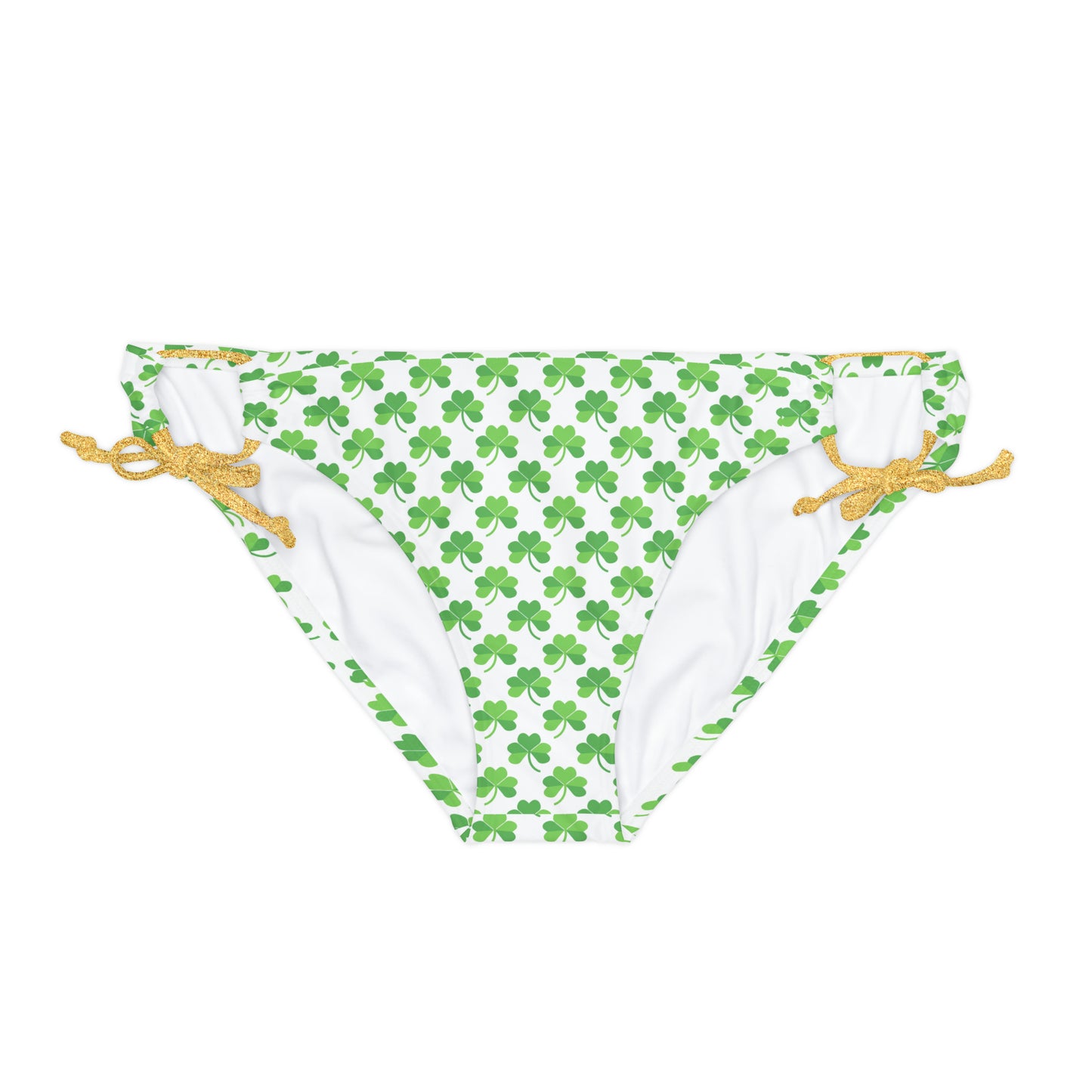 Shamrock Loop Tie Side Bikini Bottom (AOP)