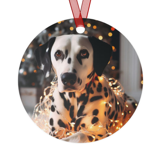 Dalmatian #2 Metal Ornaments